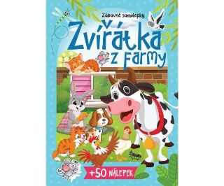 Obrázek z Sešit aktivit Zvířátka z farmy 50+samolepek 